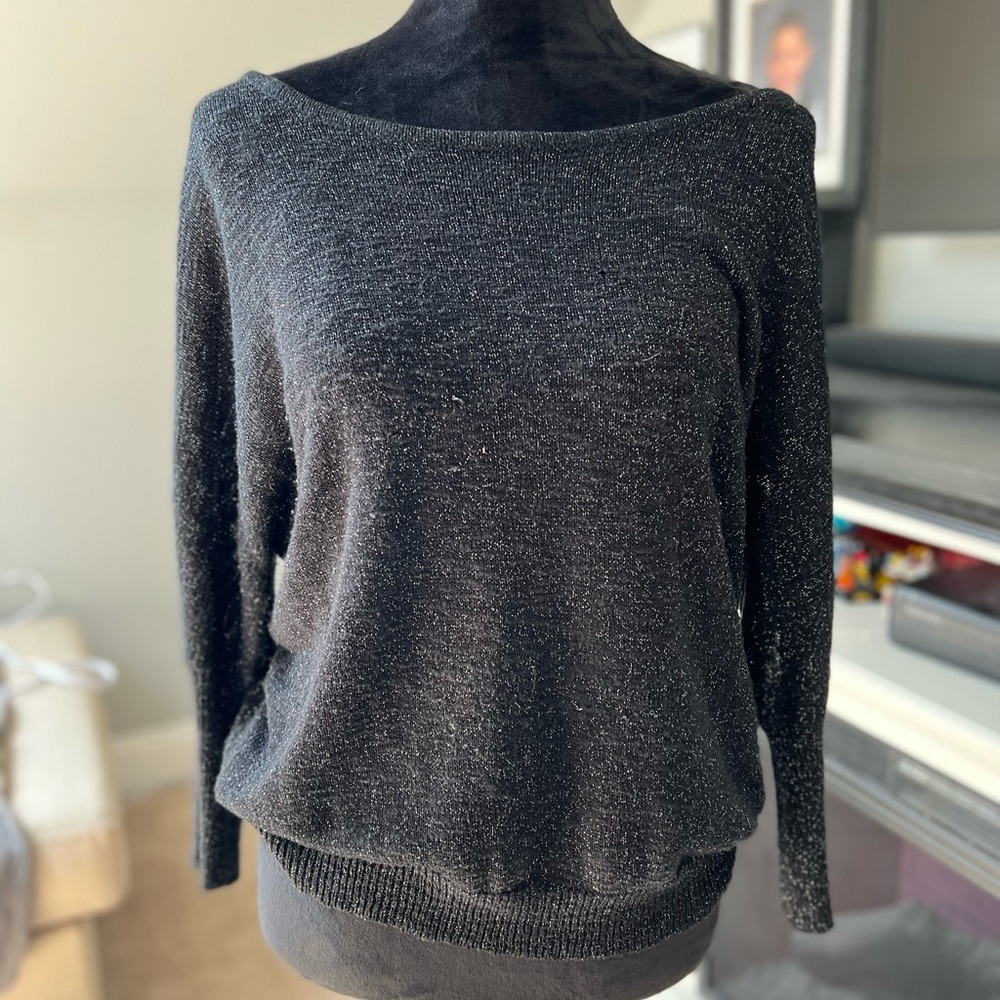 Black Sparkly Top